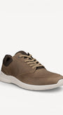Heren veterschoenen-Beige suède/nubuck