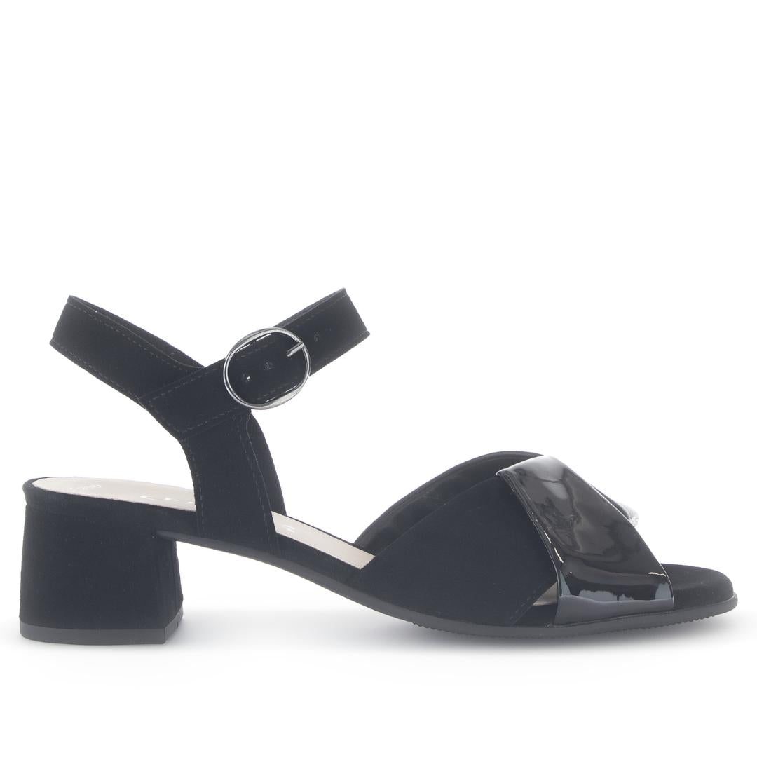 DAMES OPEN SCHOENEN-Zwart suède