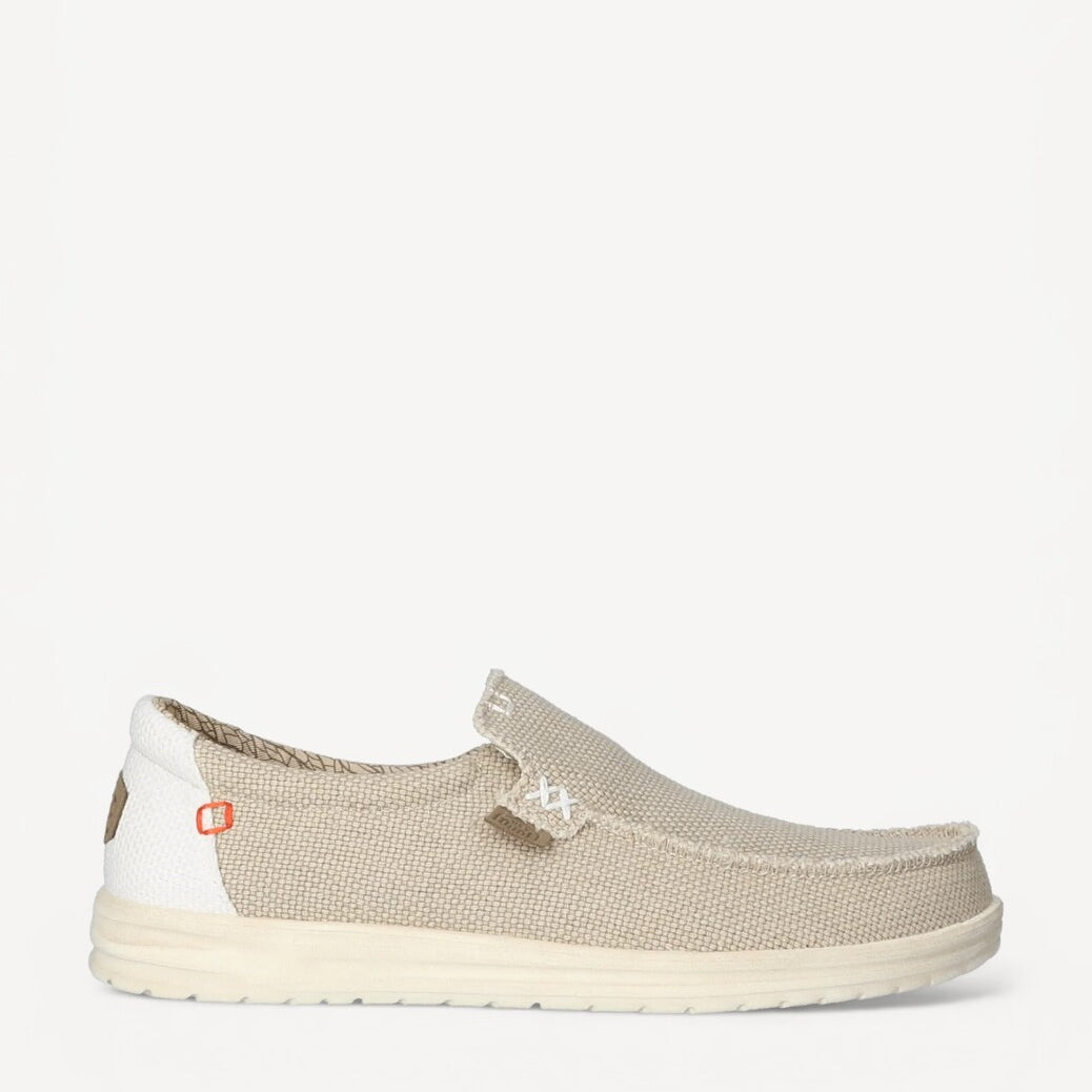 Heren linnen schoenen-Beige diversen