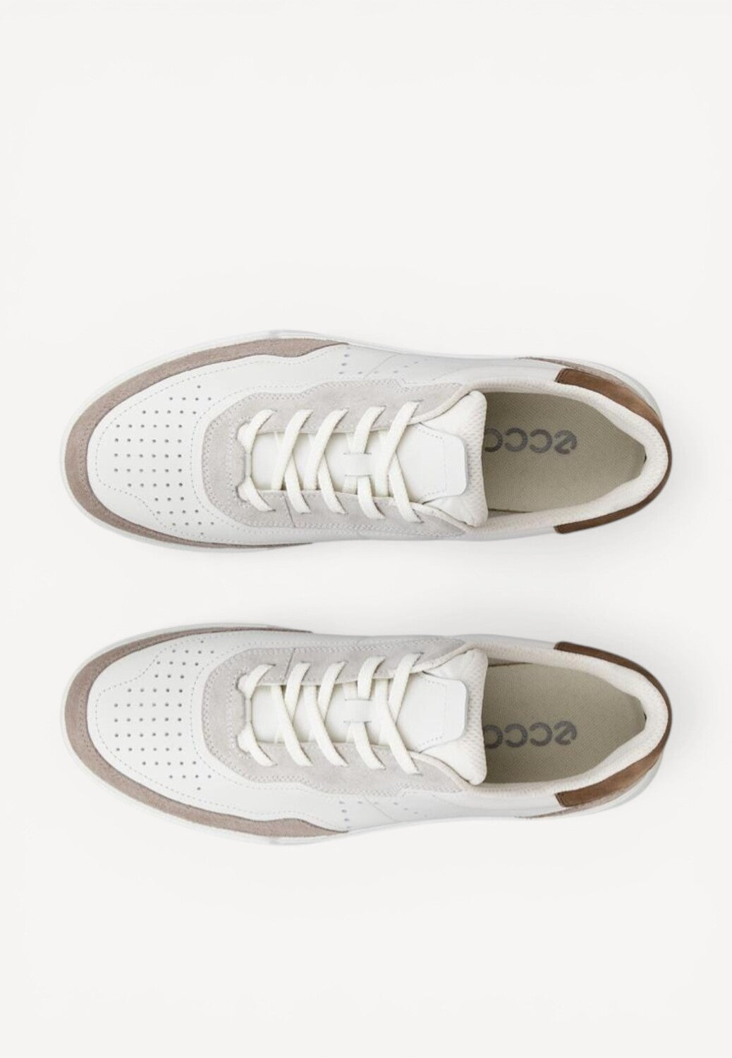 Heren veterschoenen-Beige combi kleur