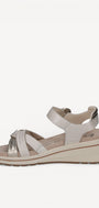 DAMES OPEN SCHOENEN-Brons combi kleur