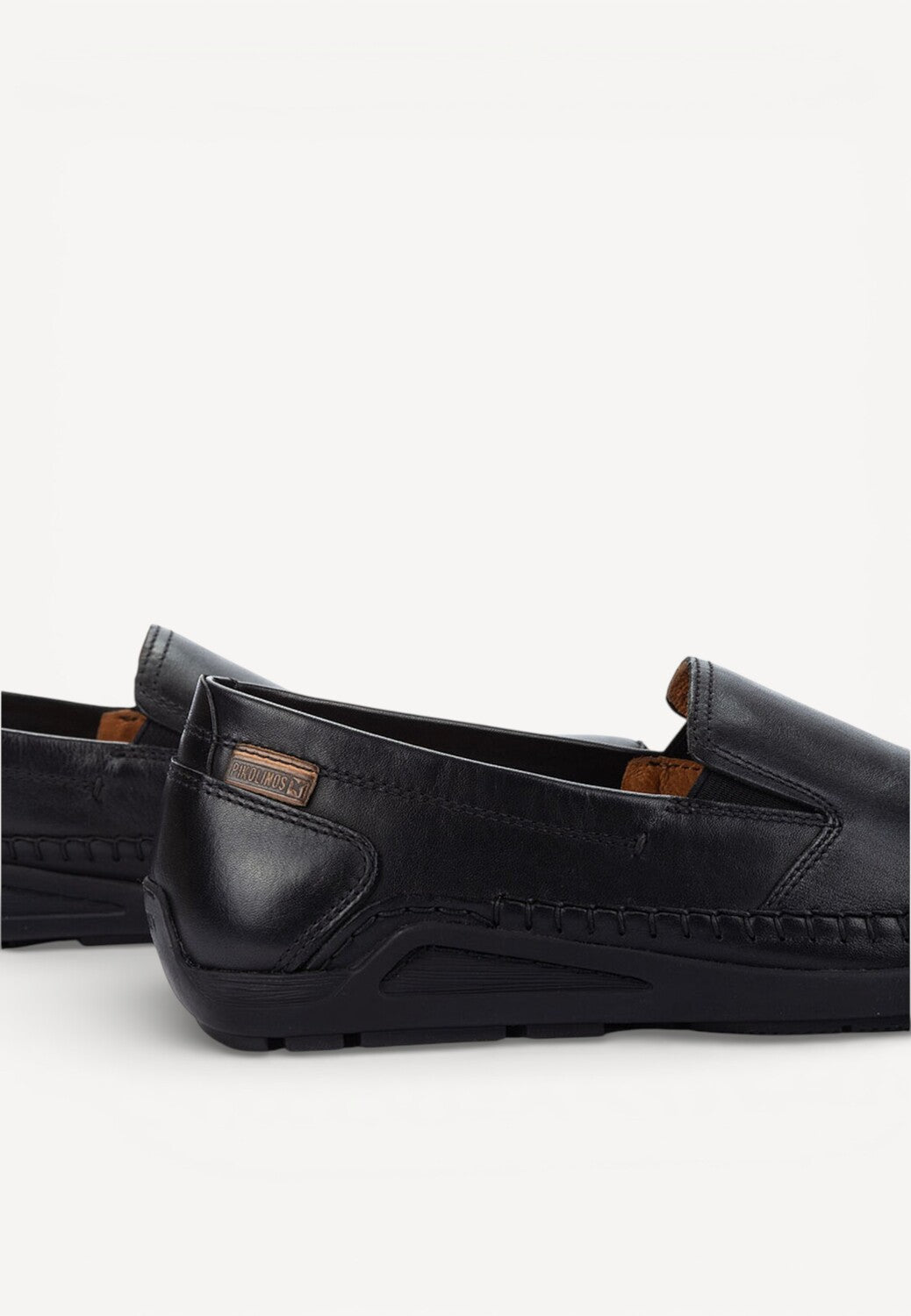 Heren instapper-Zwart leer