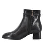 DAMES BOOTS+KORT LAARS-Zwart leer