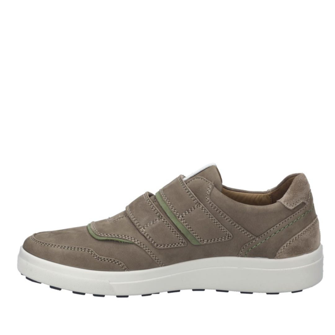 Heren veterschoenen-Beige suède/nubuck