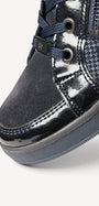 DAMES SPORTIEVE VETERSCHO-Blauw suède/nubuck