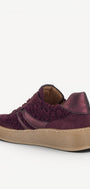 DAMES SPORTIEVE VETERSCHO-Rood suède/nubuck