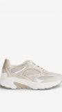 DAMES SPORTIEVE VETERSCHO-Beige suède/nubuck