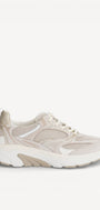 DAMES SPORTIEVE VETERSCHO-Beige suède/nubuck