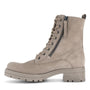 DAMES BOOTS+KORT LAARS-Beige suède/nubuck