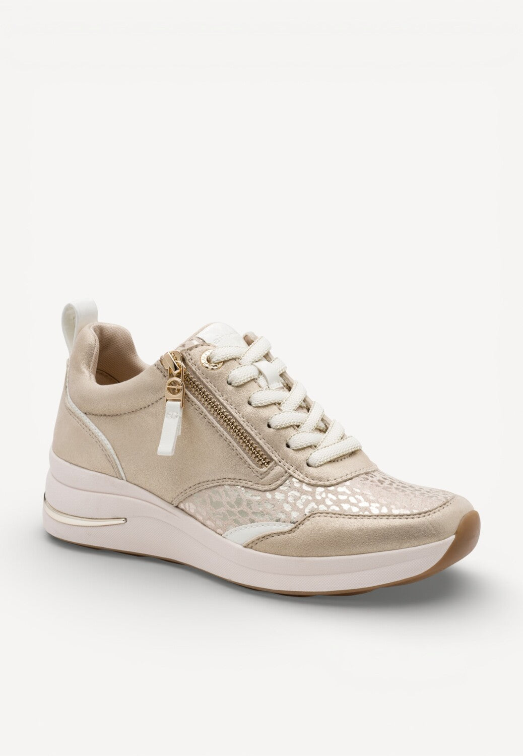 DAMES SPORTIEVE VETERSCHO-Beige suède/nubuck