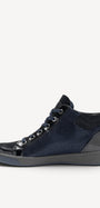 DAMES SPORTIEVE VETERSCHO-Blauw suède/nubuck