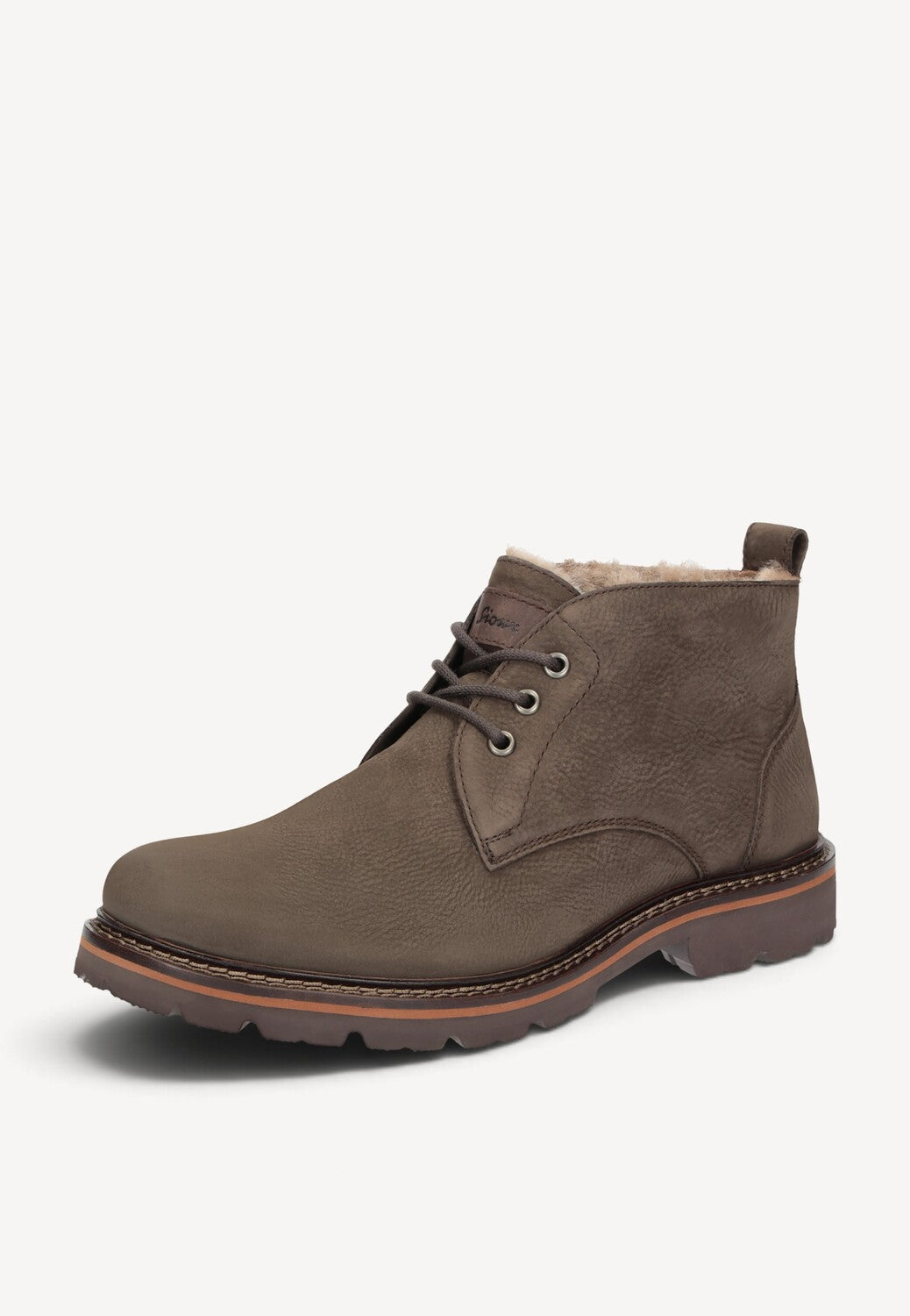 Heren boots-Bruin suède