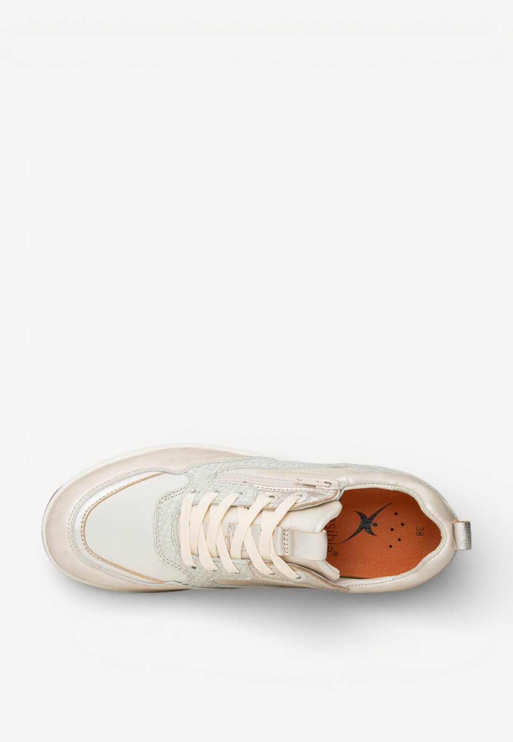 DAMES SPORTIEVE VETERSCHO-Beige leer