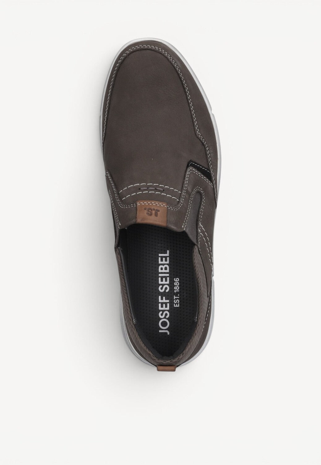 Heren instapper-Beige suède/nubuck