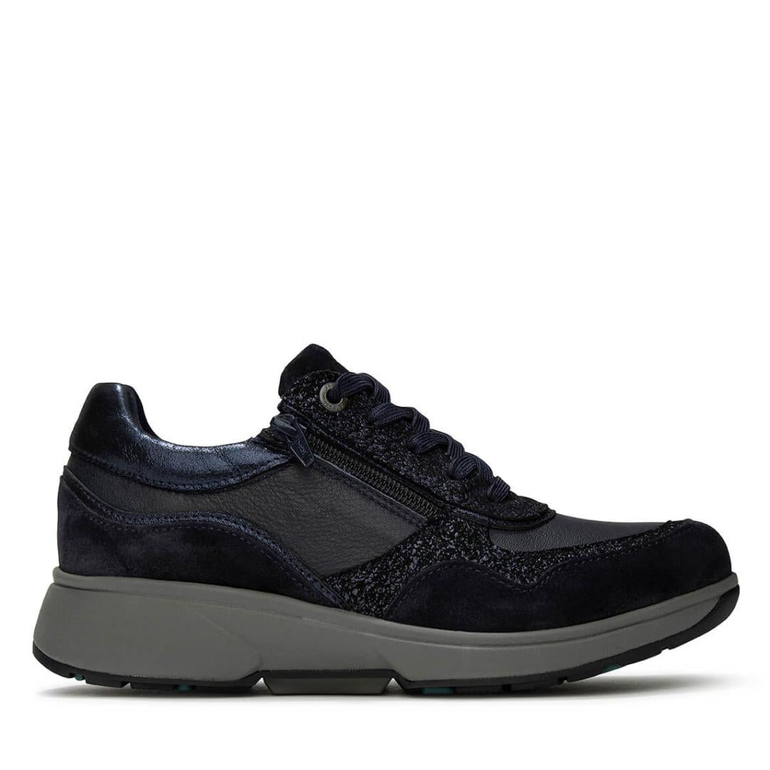 DAMES SPORTIEVE VETERSCHO-Blauw suède/nubuck