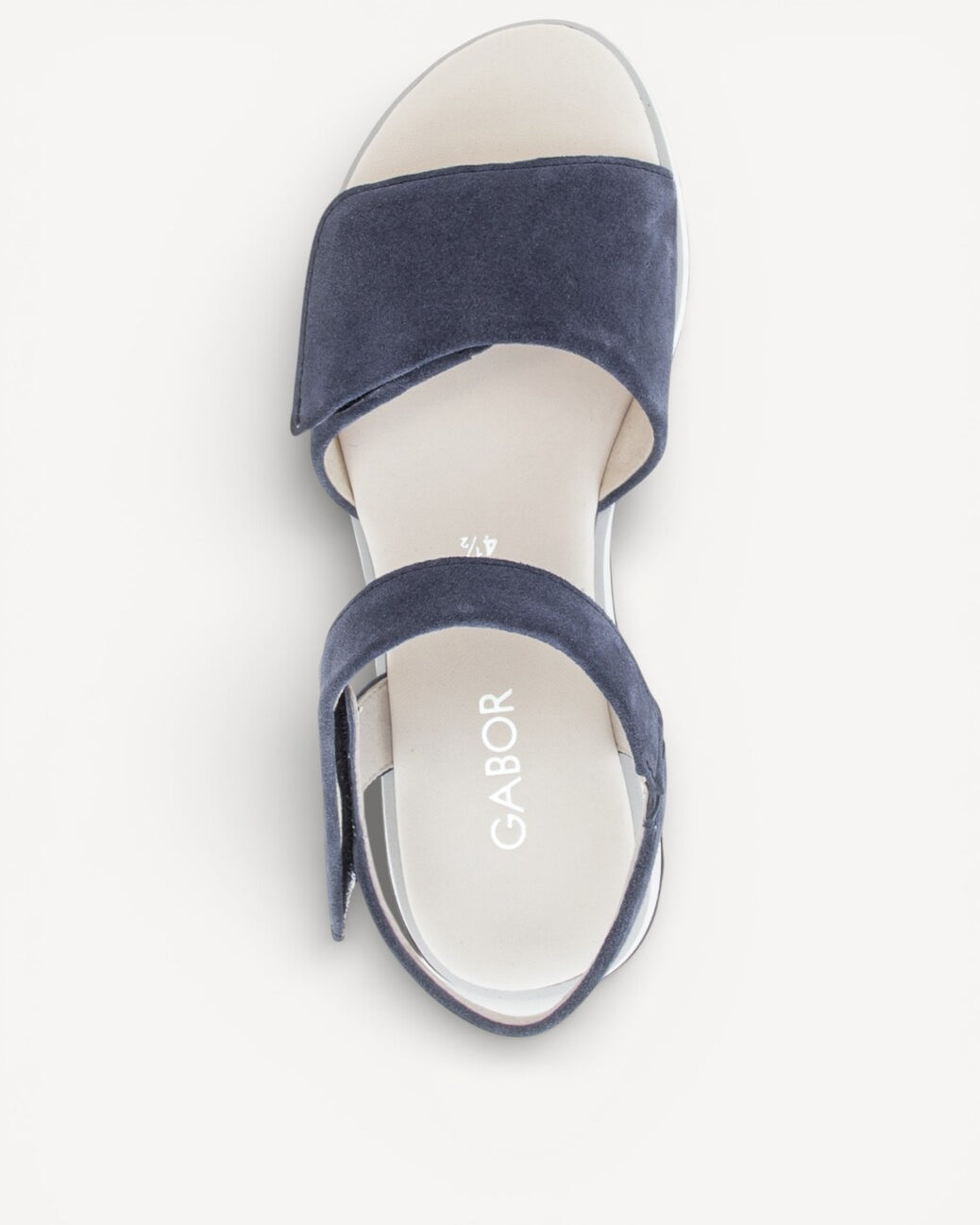 DAMES OPEN SCHOENEN-Blauw suède/nubuck