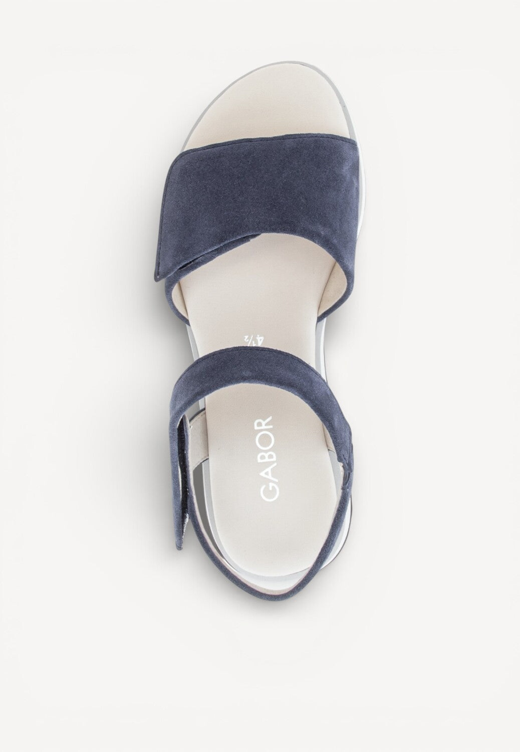 DAMES OPEN SCHOENEN-Blauw suède/nubuck