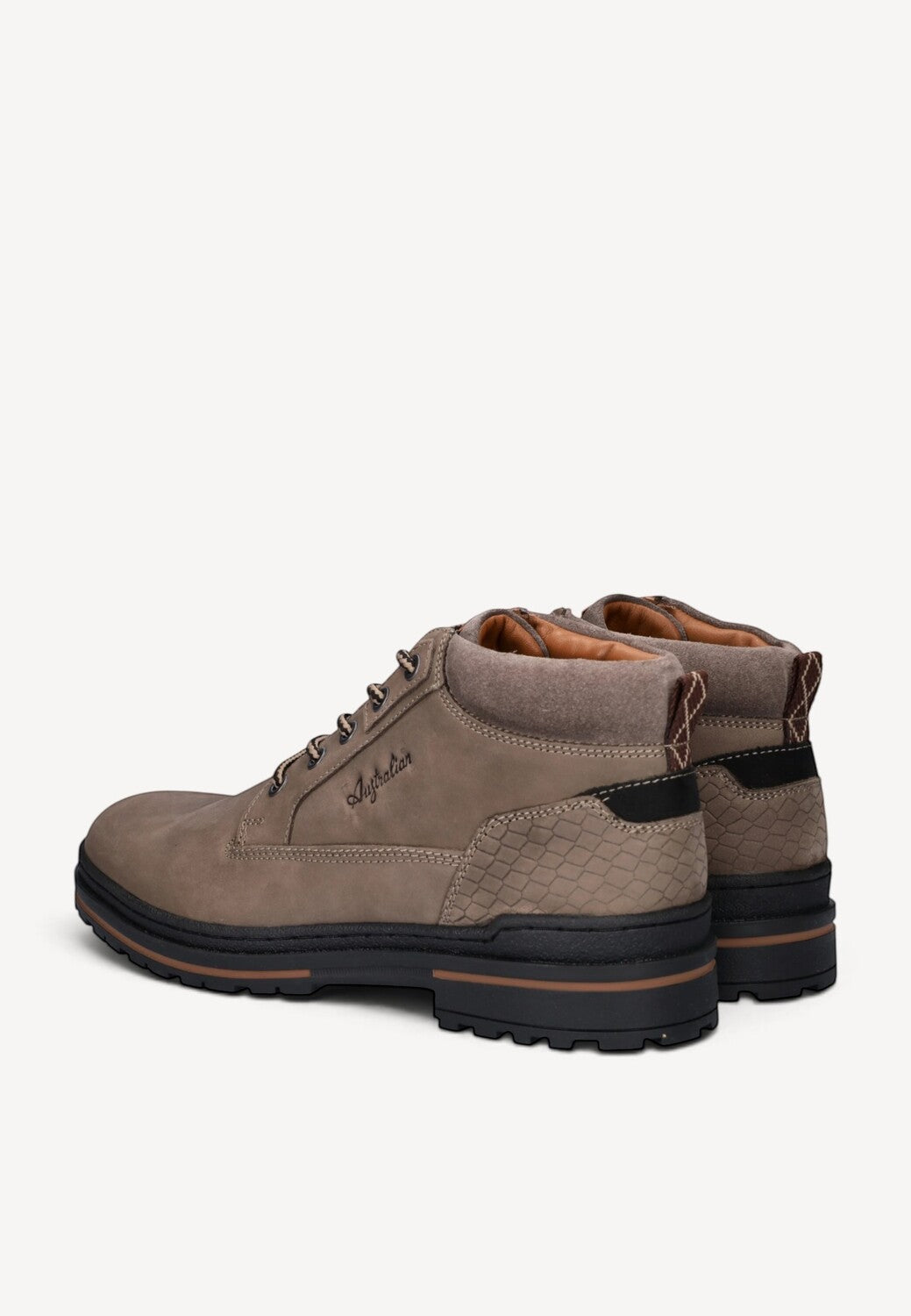 Heren boots-Beige suède/nubuck