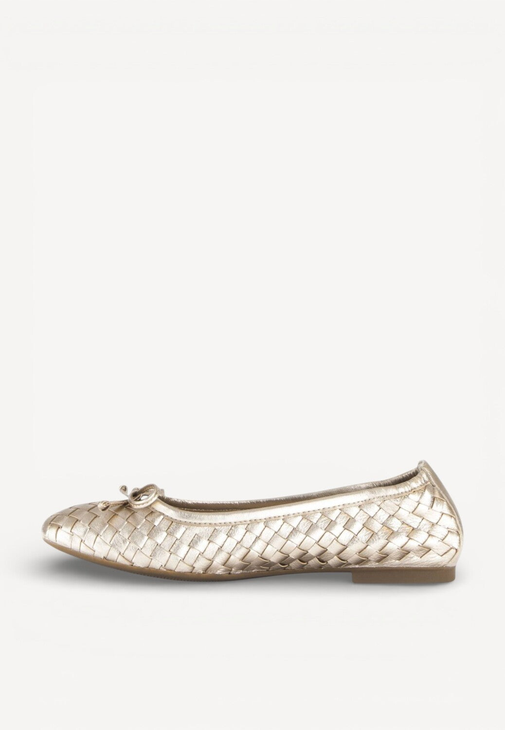 BALLERINAS + PUMPS-Goud leer