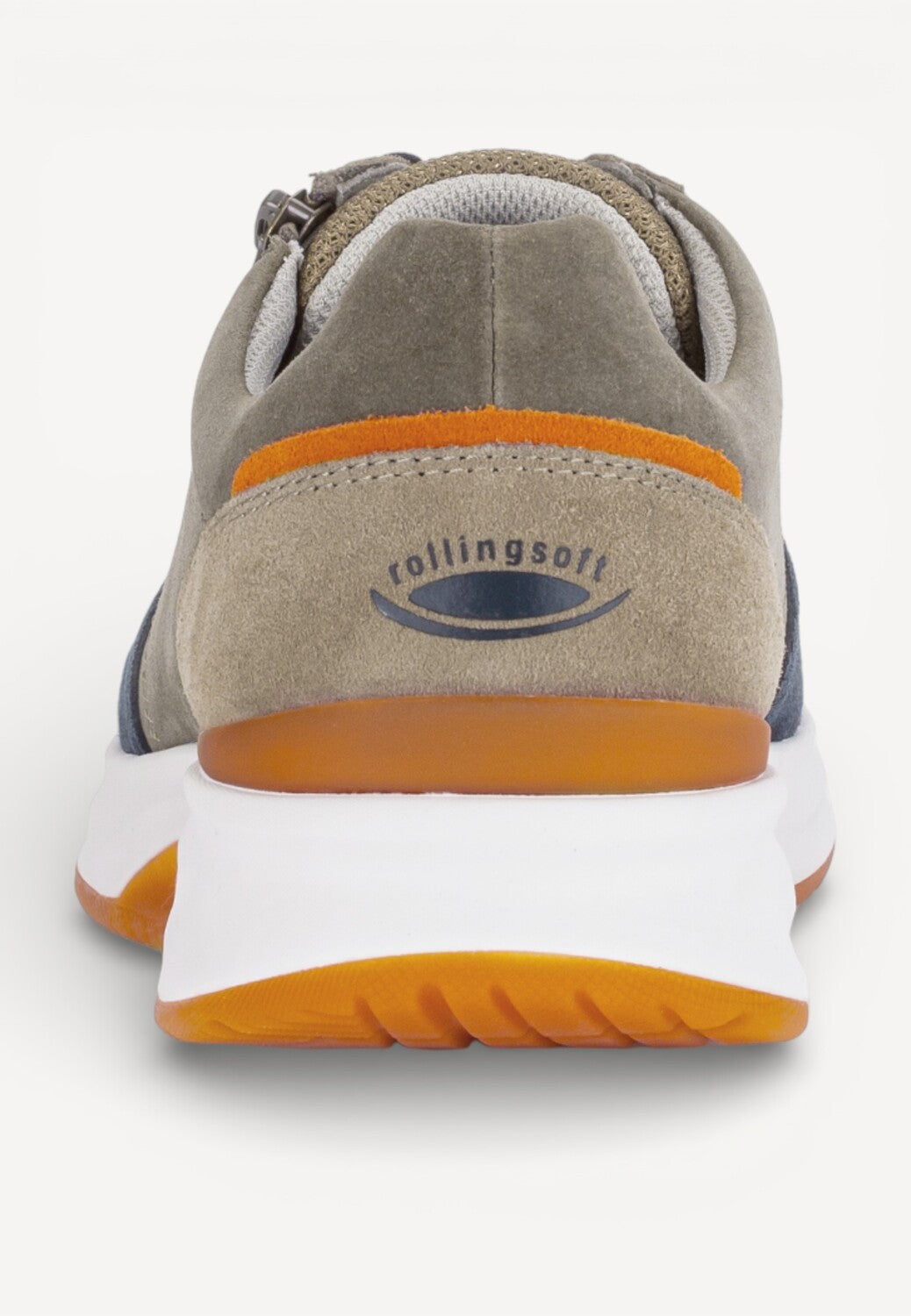 Heren veterschoenen-Blauw combi kleur