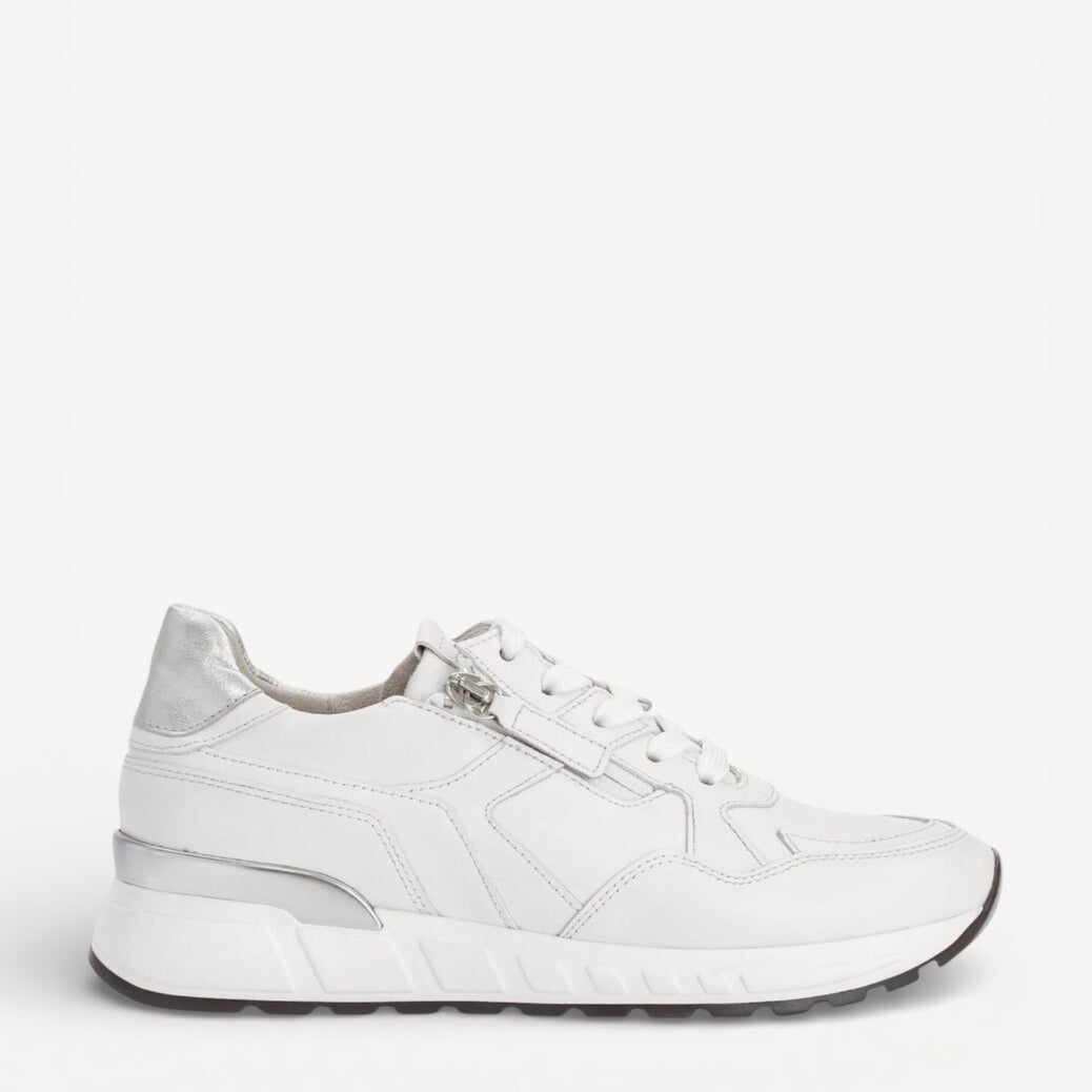 DAMES SPORTIEVE VETERSCHO-Wit leer