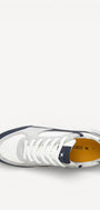 Heren veterschoenen-Blauw combi kleur