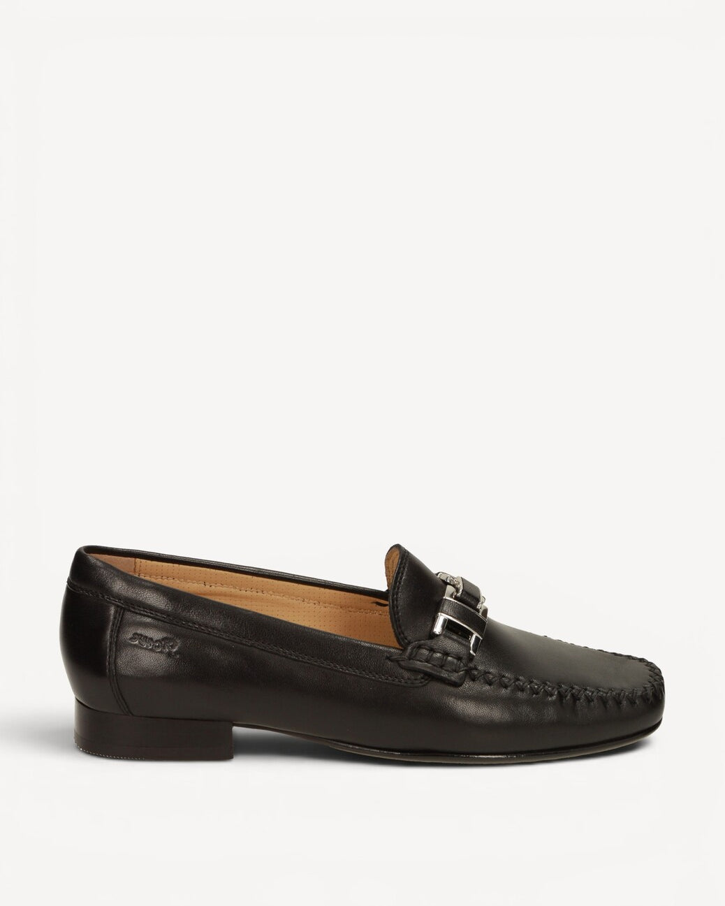 DAMES INSTAPSCHOENEN-Zwart leer