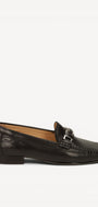 DAMES INSTAPSCHOENEN-Zwart leer
