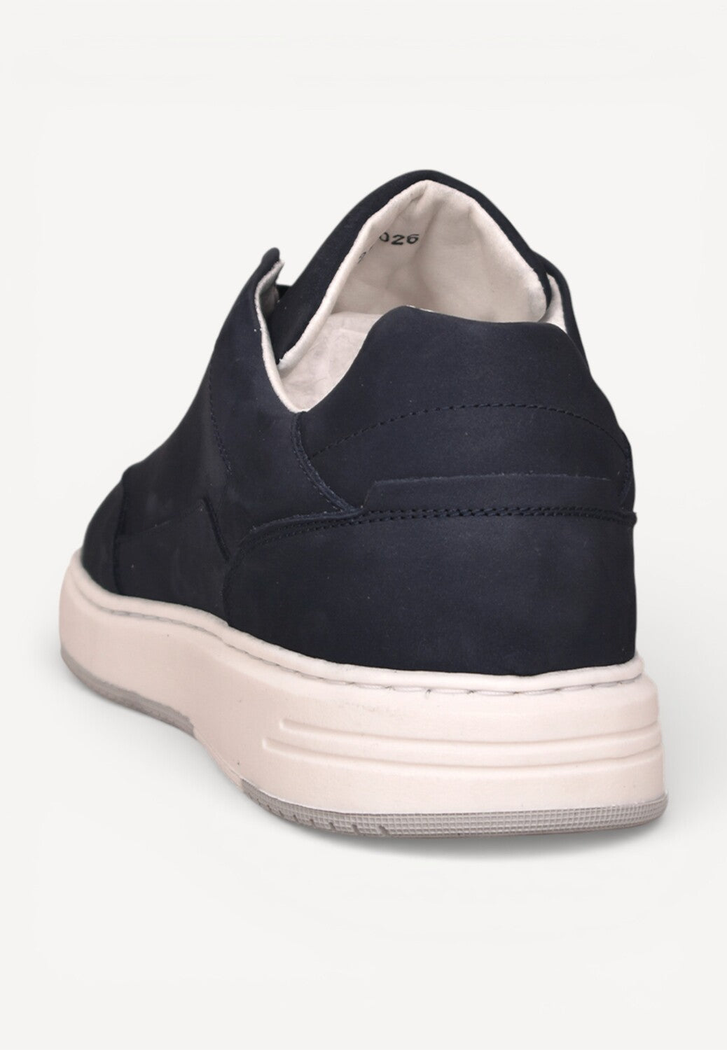 Heren veterschoenen-Blauw suède/nubuck