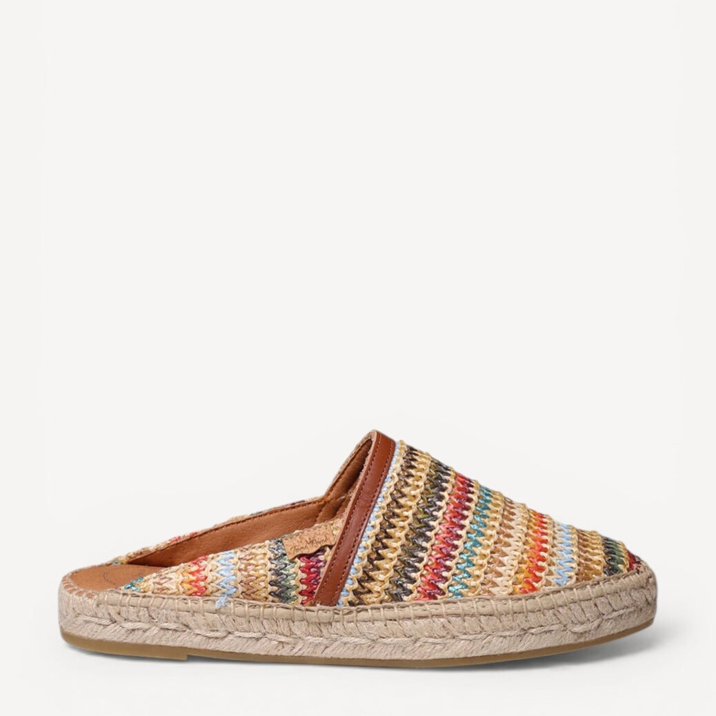 MUIL +SLINGBACK-Rood combi kleur