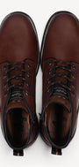 Heren boots-Bruin leer