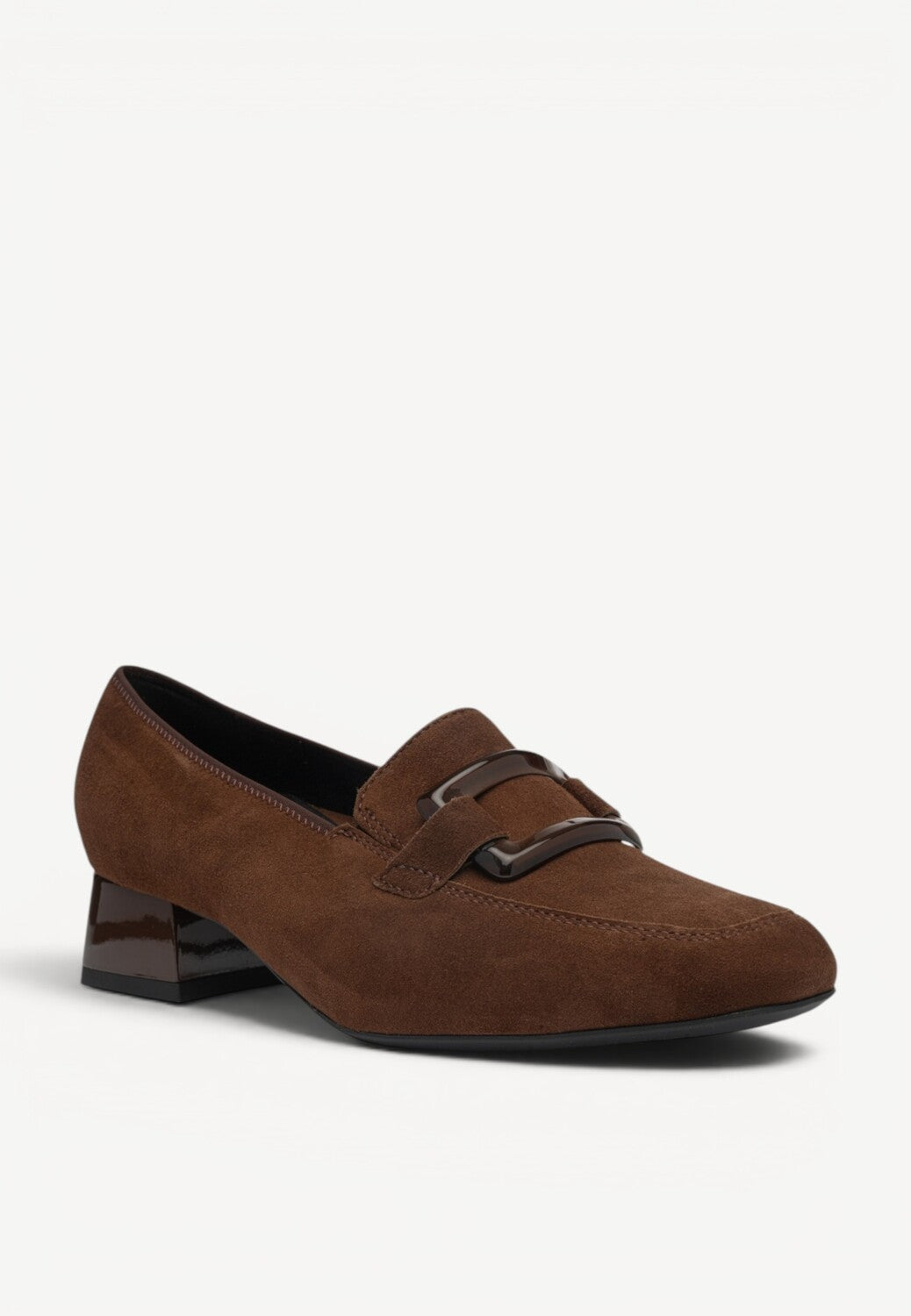 BALLERINAS + PUMPS-Bruin suède