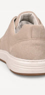 Heren veterschoenen-Beige suède/nubuck