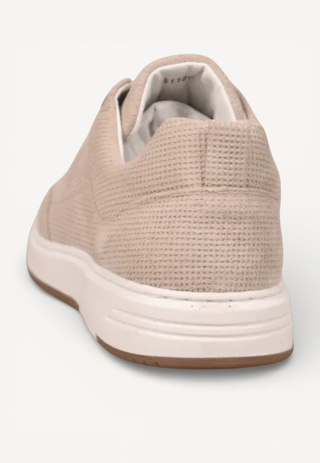 Heren veterschoenen-Beige suède/nubuck