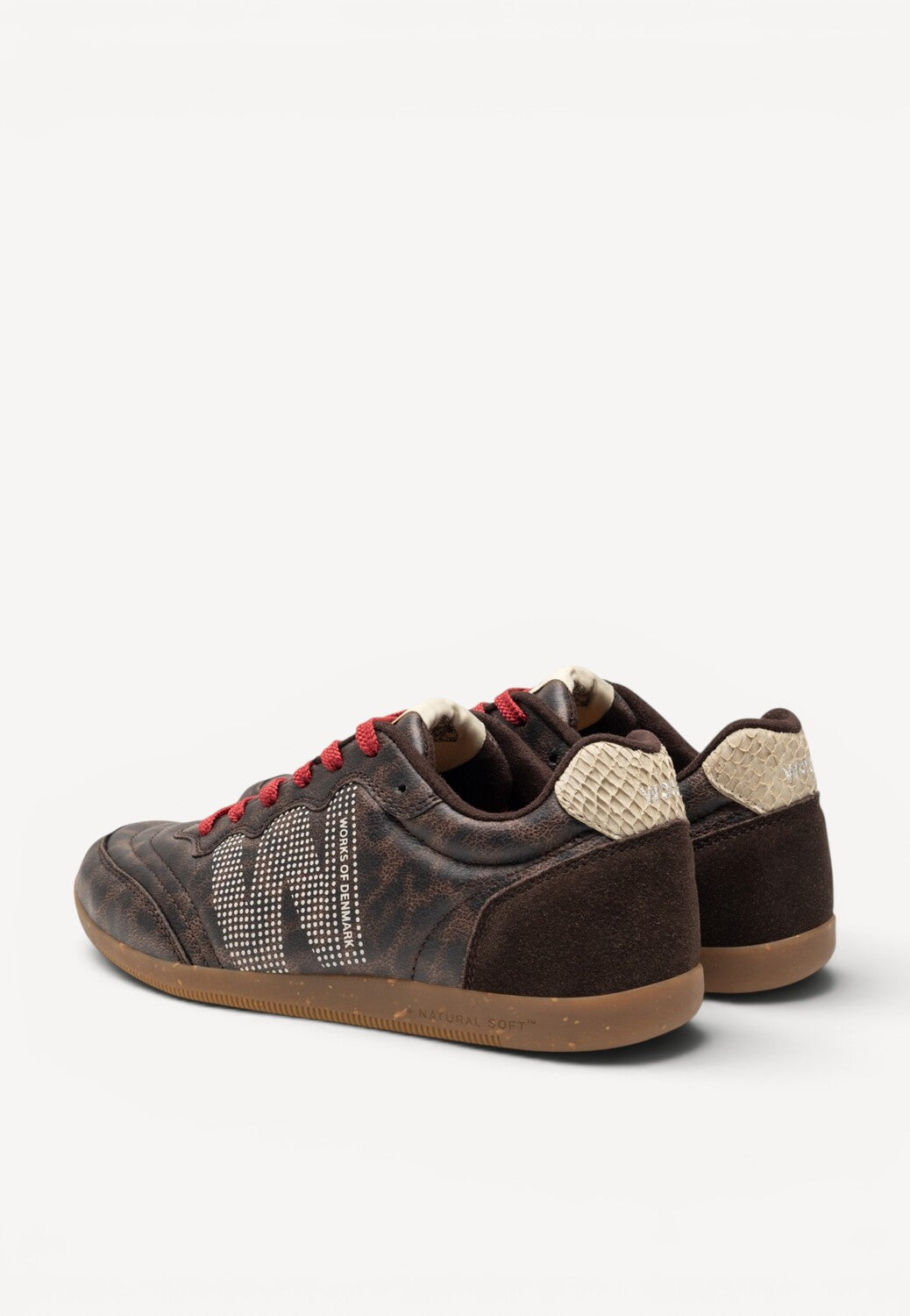 DAMES SPORTIEVE VETERSCHO-Bruin combi kleur