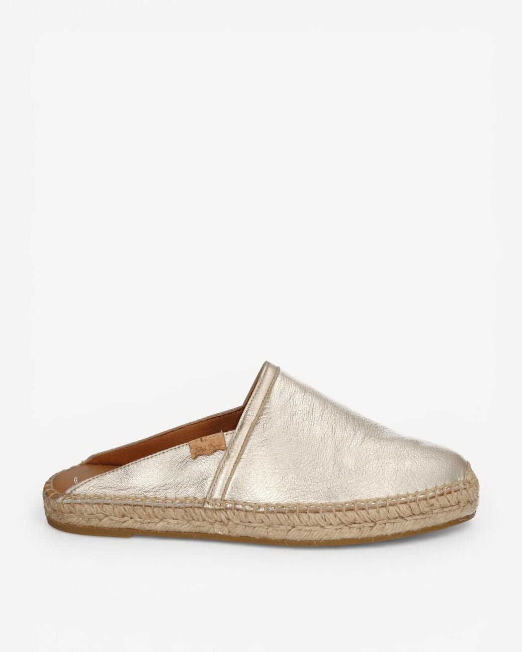 MUIL +SLINGBACK-Goud leer