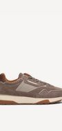Heren veterschoenen-Beige suède/nubuck