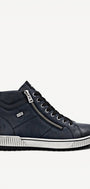 DAMES SPORTIEVE VETERSCHO-Blauw leer