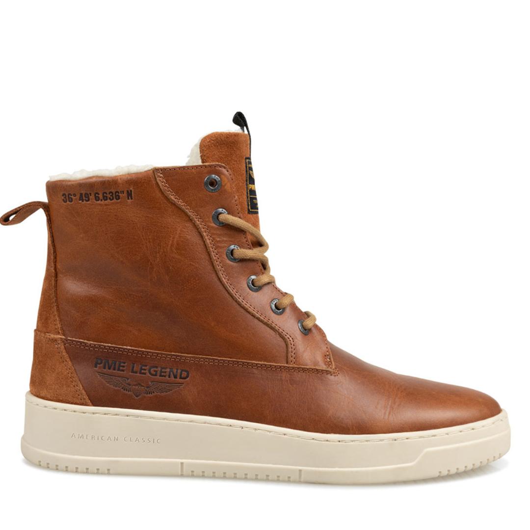 Heren boots-Bruin leer