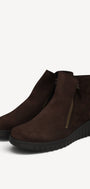 DAMES BOOTS+KORT LAARS-Bordeaux