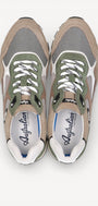 Heren veterschoenen-Beige combi kleur