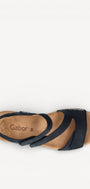 DAMES OPEN SCHOENEN-Blauw suède/nubuck