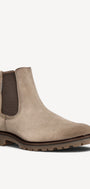 Heren boots-Beige suède/nubuck