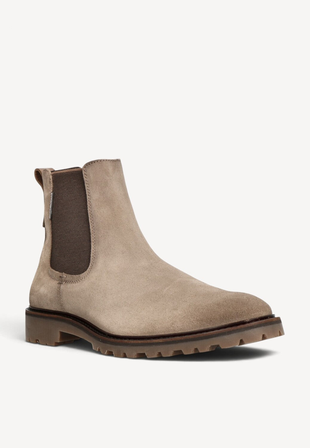 Heren boots-Beige suède/nubuck