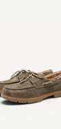 DAMES SPORTIEVE VETERSCHO-Groen suède/nubuck
