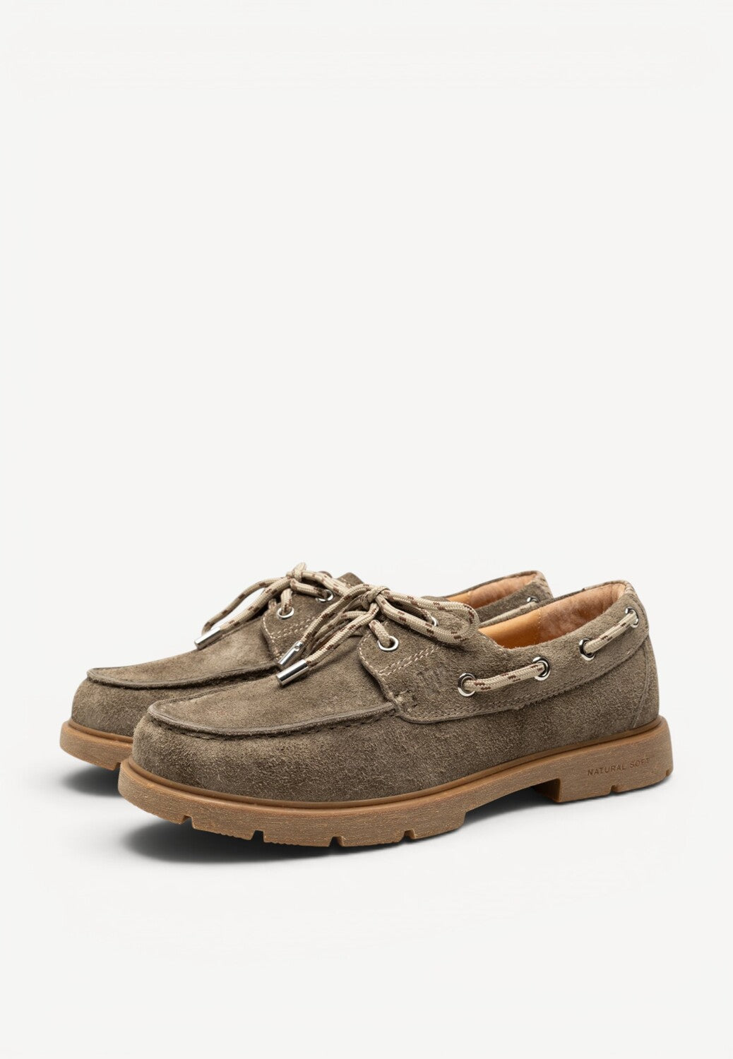 DAMES SPORTIEVE VETERSCHO-Groen suède/nubuck