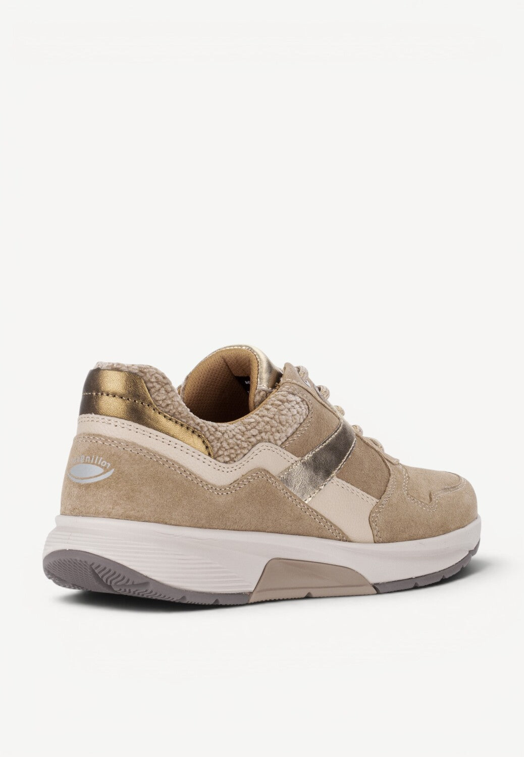 DAMES SPORTIEVE VETERSCHO-Beige suède/nubuck