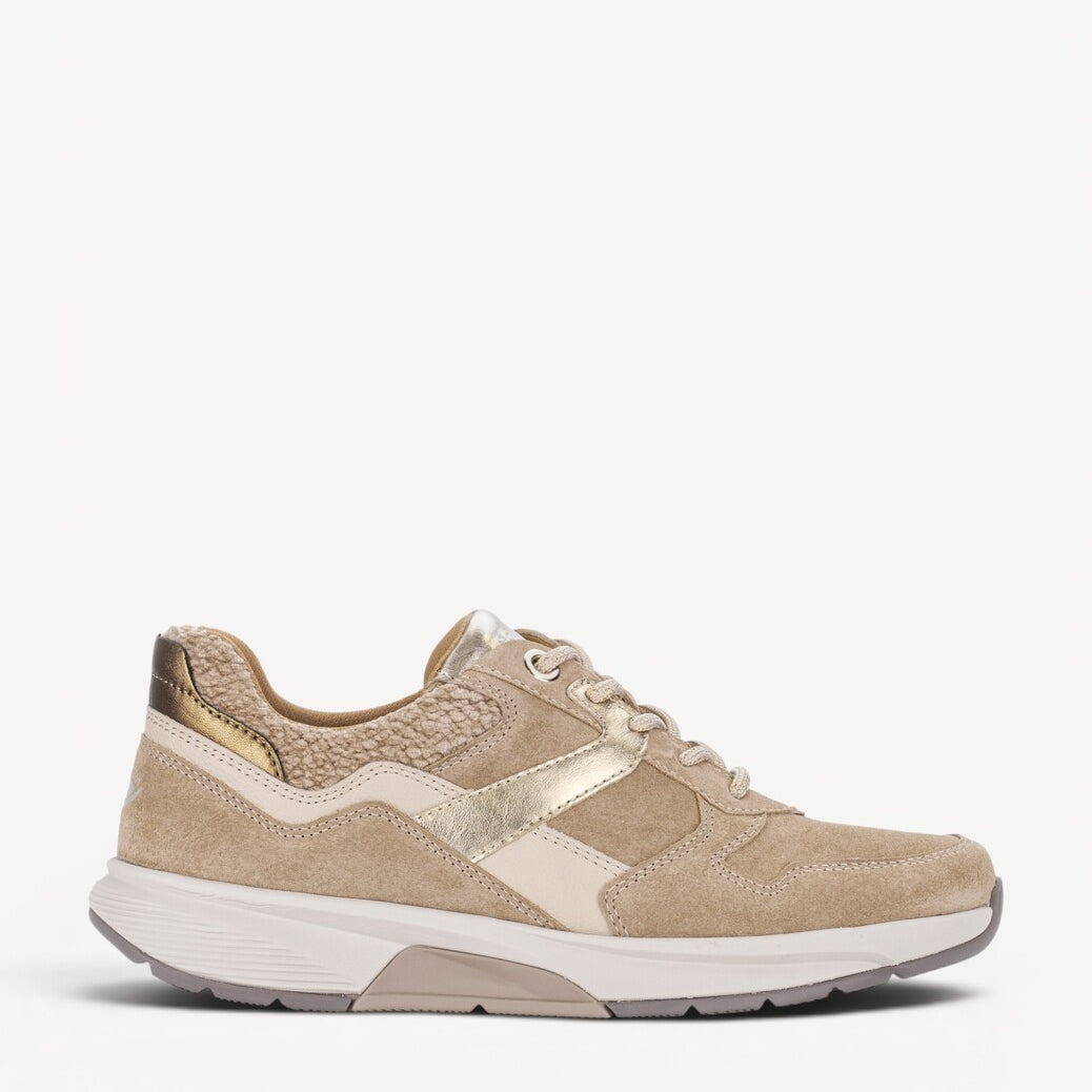 DAMES SPORTIEVE VETERSCHO-Beige suède/nubuck