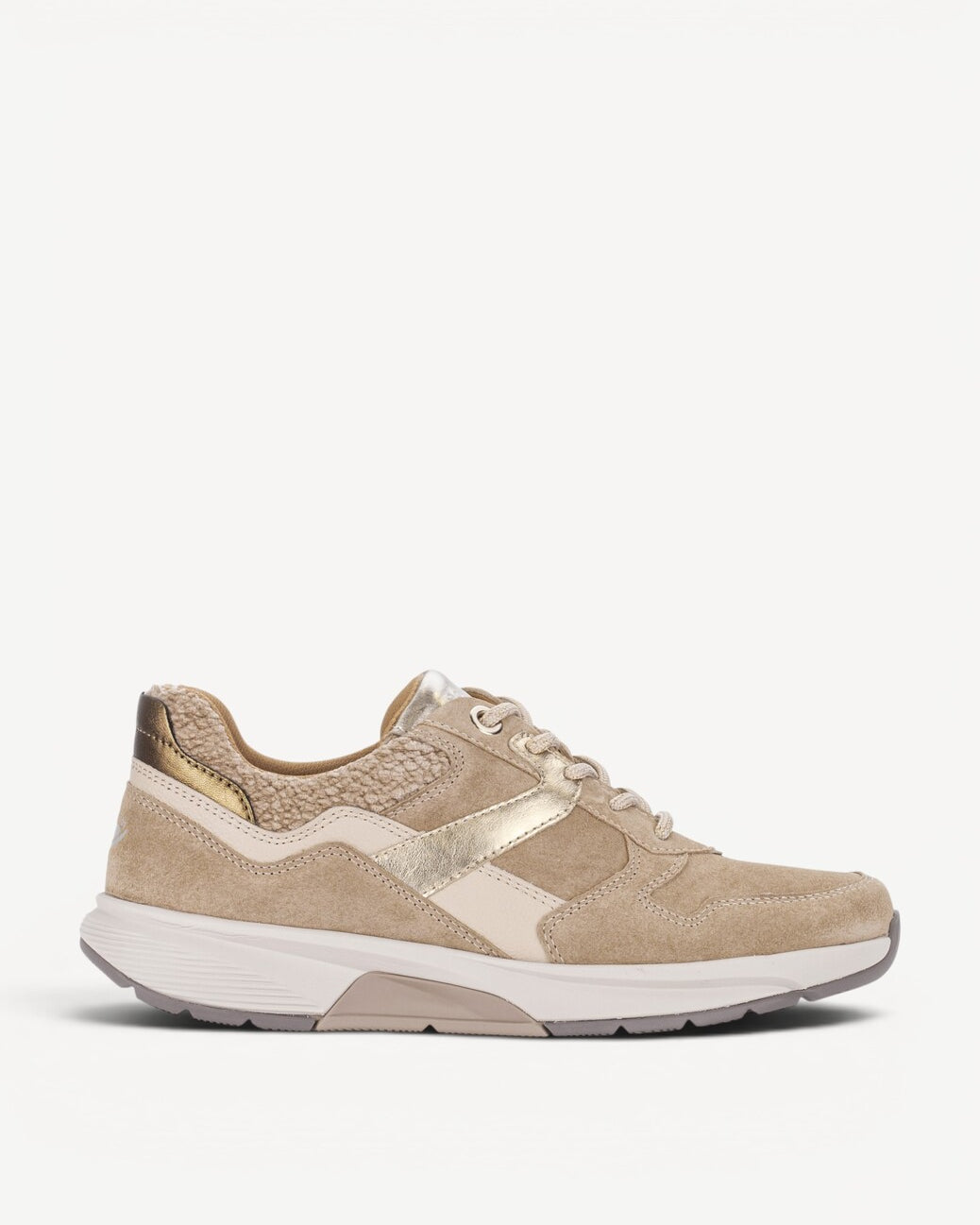DAMES SPORTIEVE VETERSCHO-Beige suède/nubuck