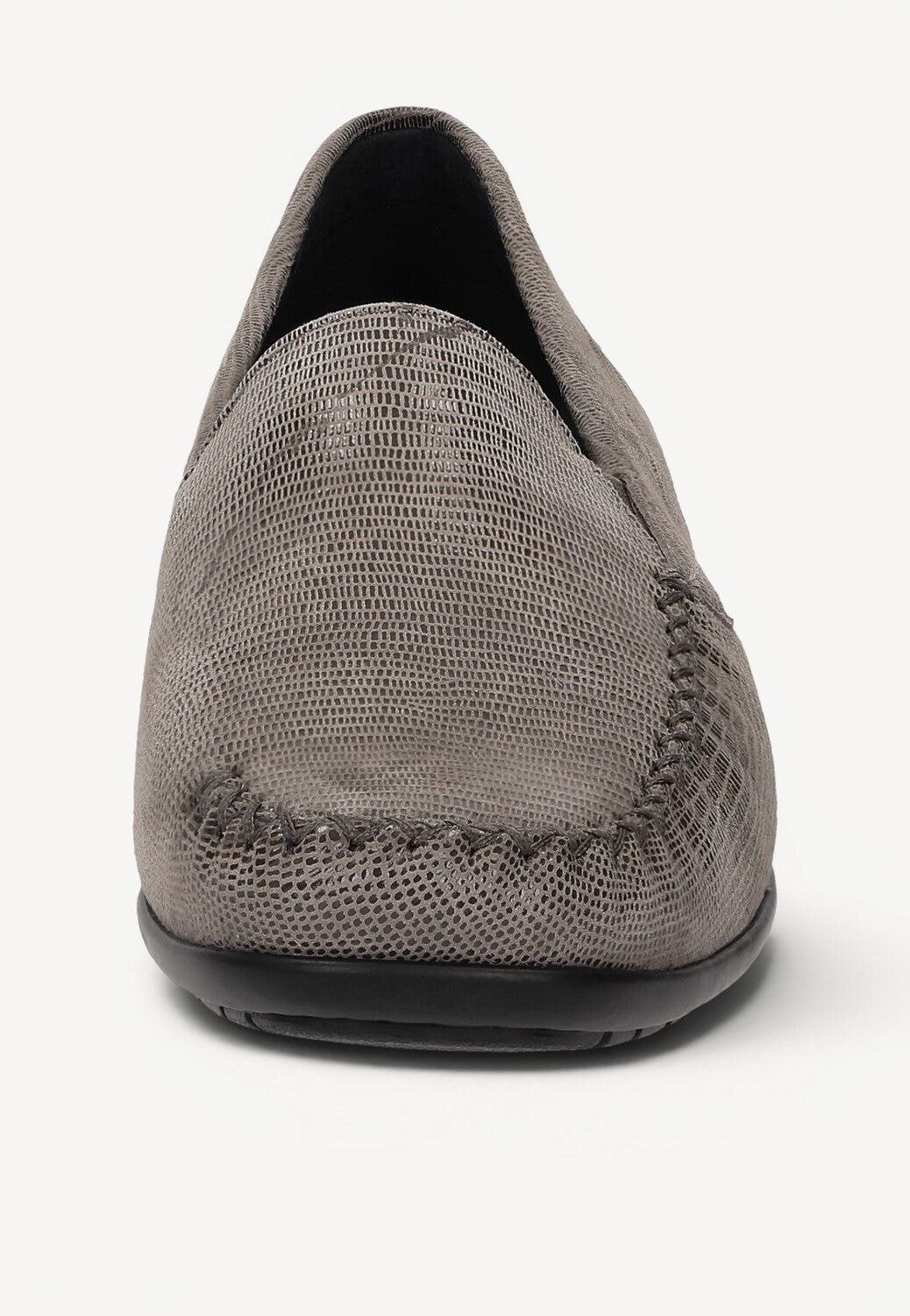 DAMES INSTAPSCHOENEN-Beige leer